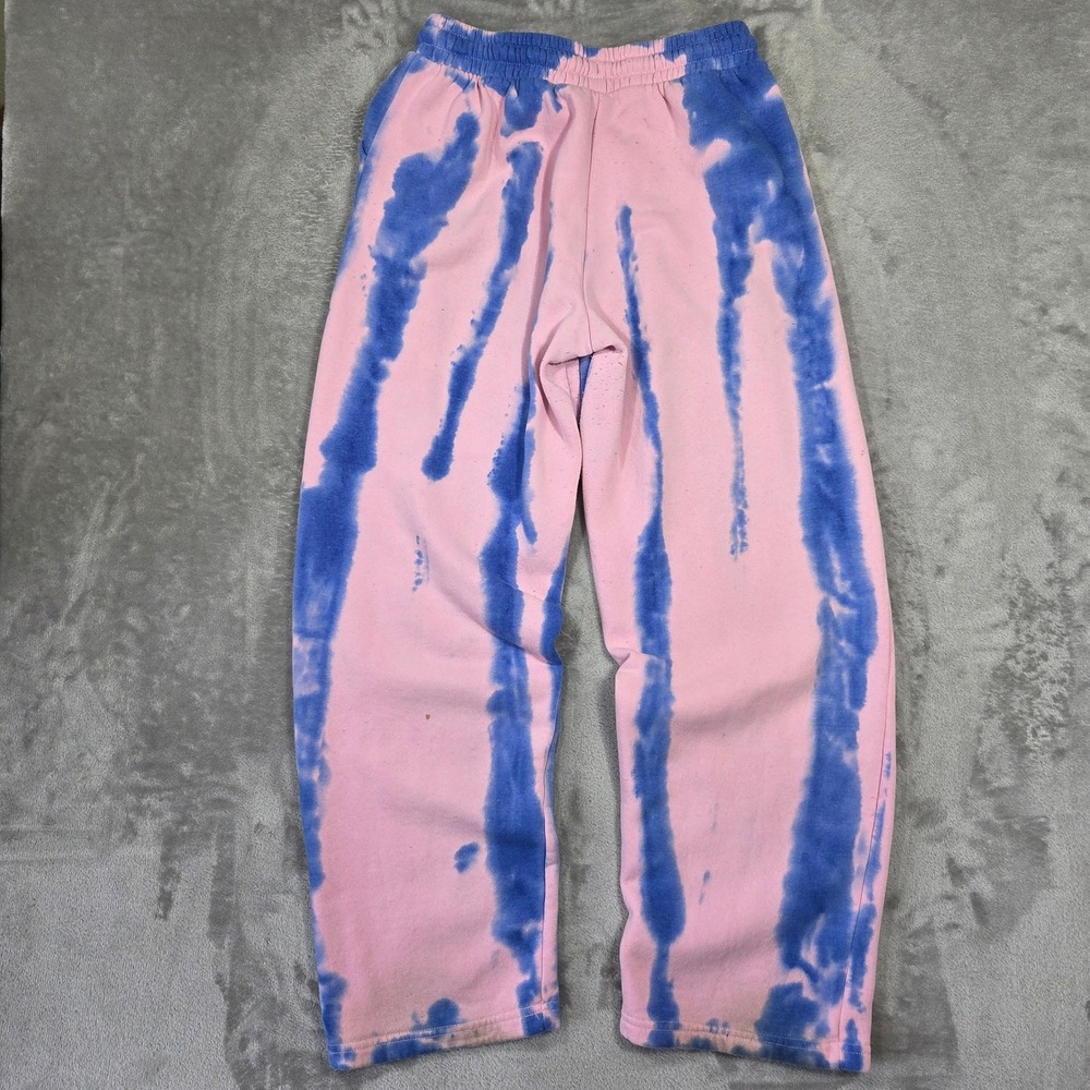 Von Dutch Womens Pink Tie Dye Y2k Sweatpants Size L Bratz Wide Leg Preppy Lounge - Picture 7 of 9